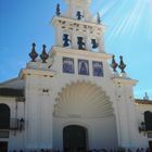 The Church in the famous andalusian town "Rocio". It was a nice and sunny day.