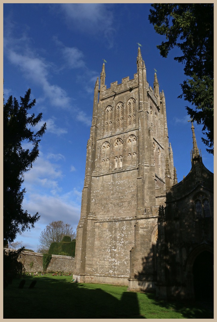 the church of st andrews Mells in Somerset