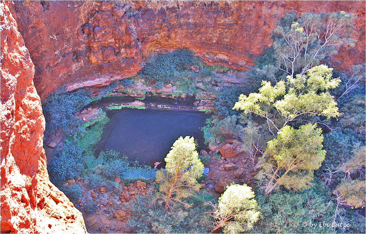 ** The Circular Pool from 150 mtr. above **