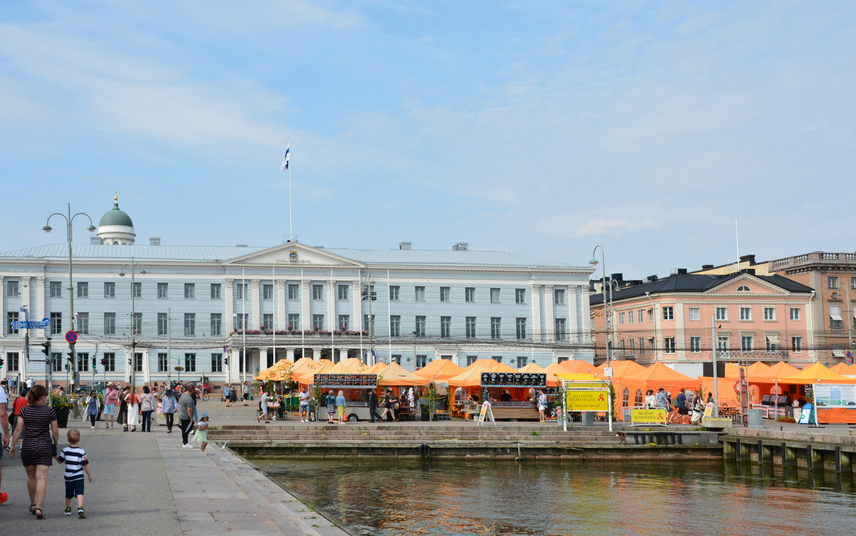 The city hall and the market square