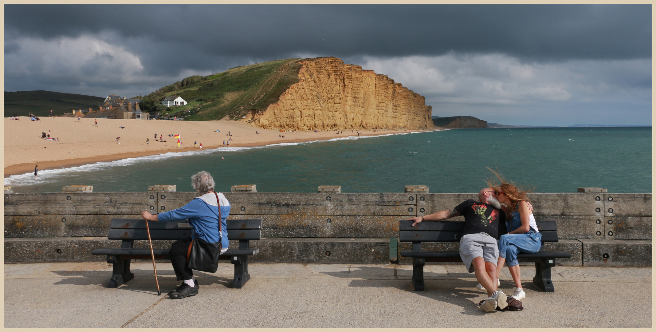 the cliffs at West Bay Dorset