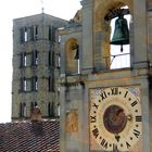 The clock at Piazza Grande
