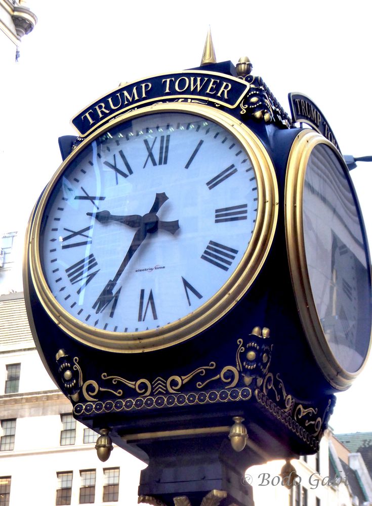 The Clock of Trump Tower