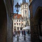 The clock tower of Prague