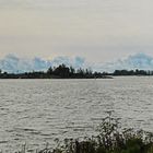 The clouds over the see in front of Helsinki