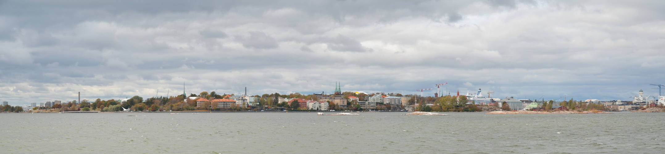 The coast of Kaivopuisto