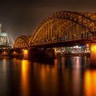 The Cologne cathedral by night