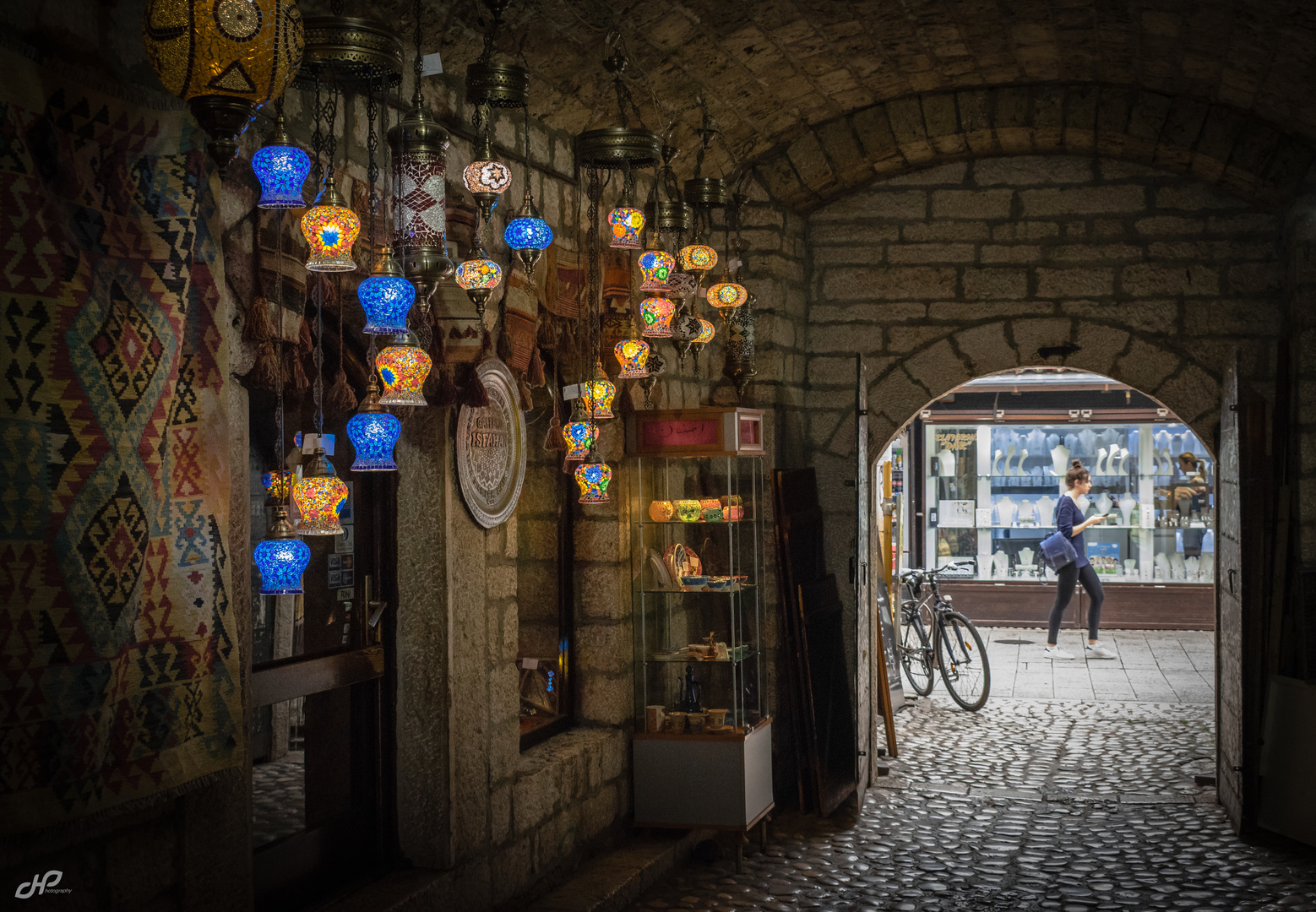 The Colorful Chandeliers