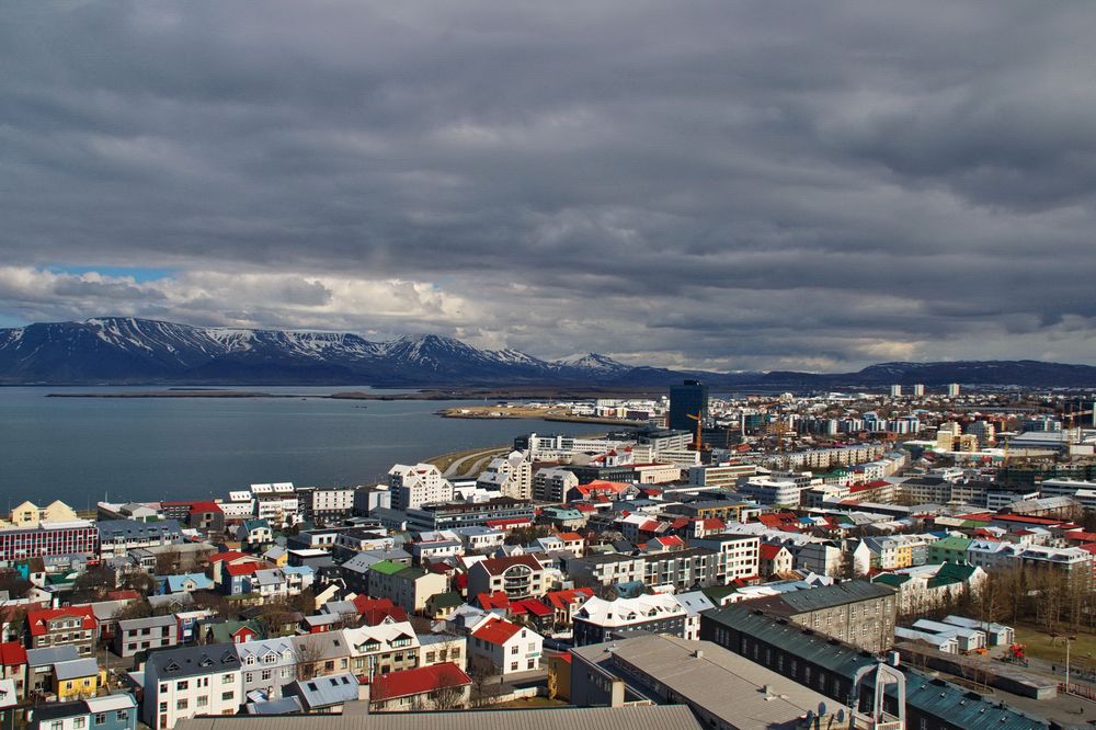 the colors of Reykjavik