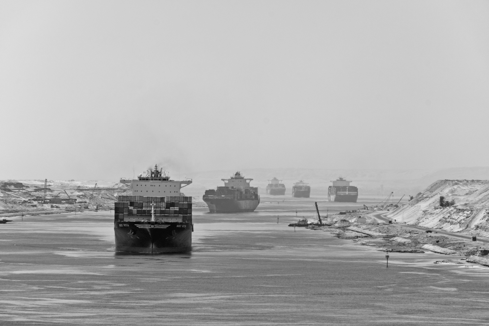 "The Convoi" - Suez Canal