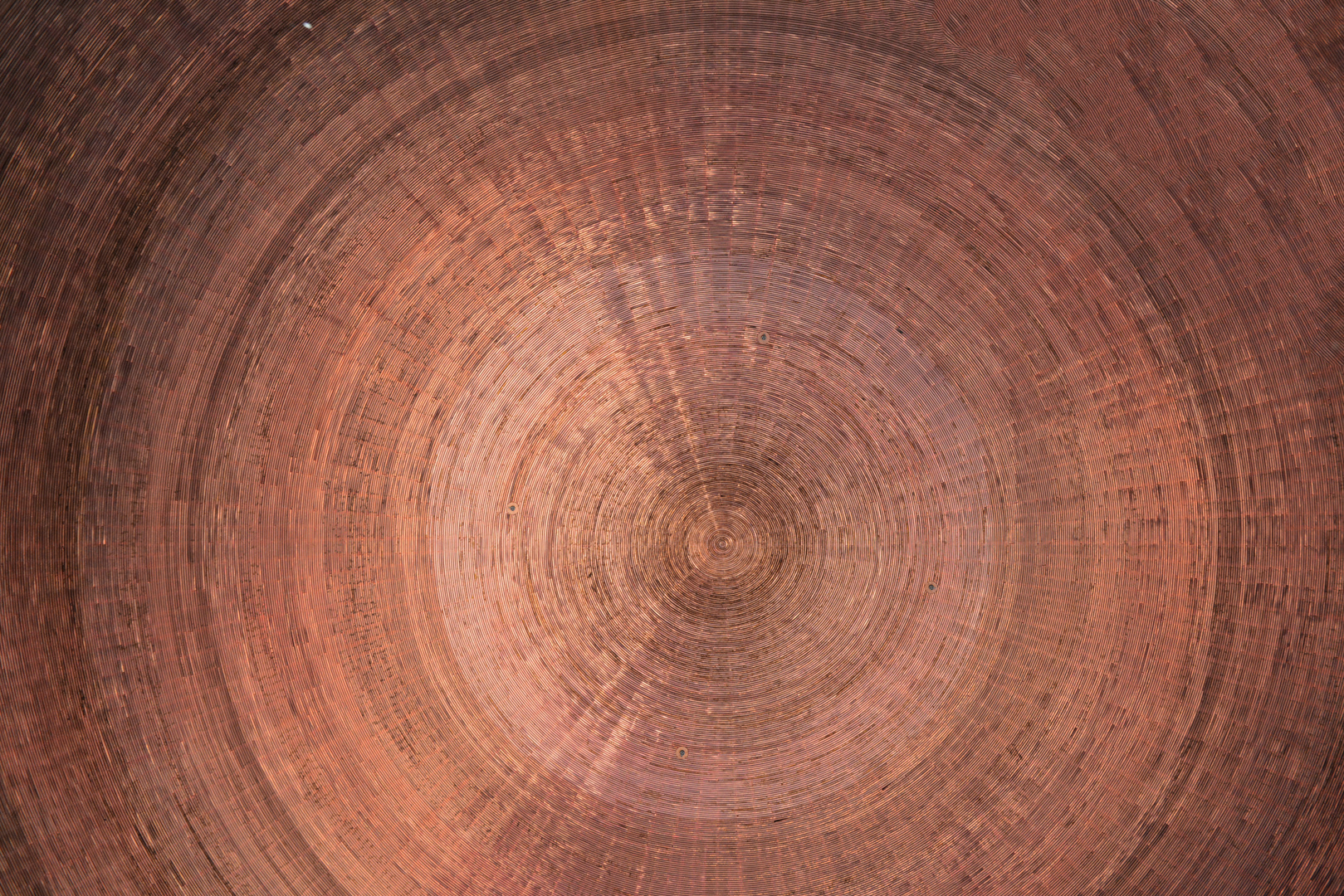 The copper roof of Temppeliaukio church