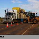 * The cotton Truck  rollover *