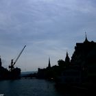 the "Crane" and zurich skyline