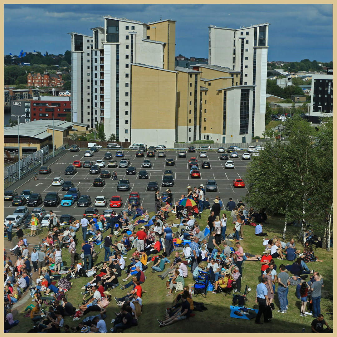 the crowd at the americana festival gateshead