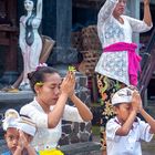 The daily pray inside the private temple