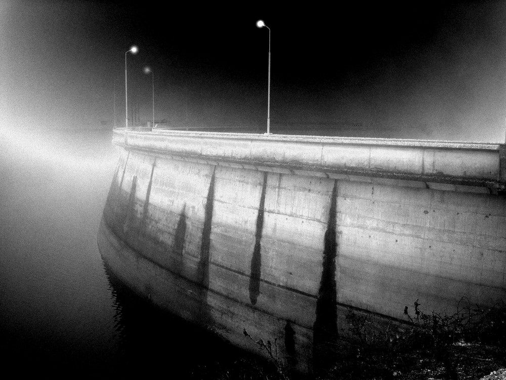 The Dam Of Megdova's Lake (Greece)