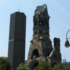 The damaged tower