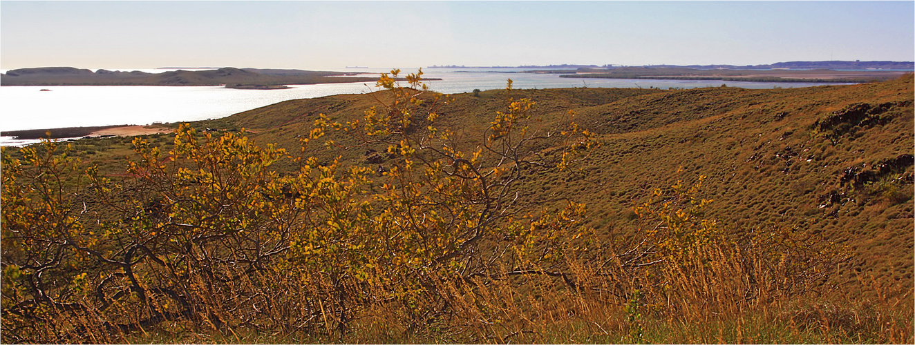 ** The Dampier Archipelago in the distance **