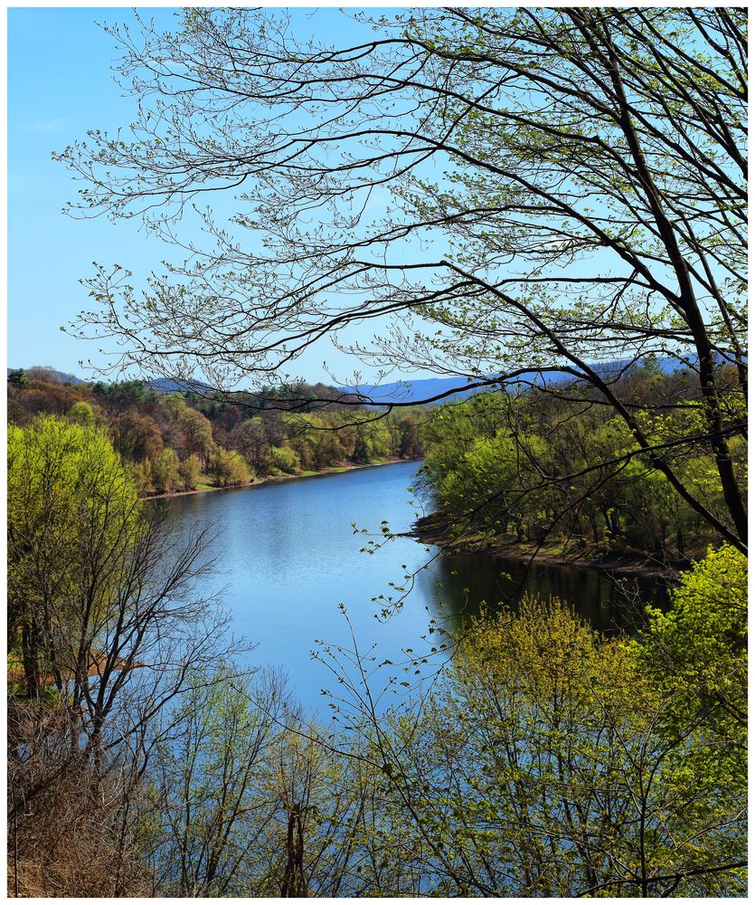 The Delaware River At Milford, PA