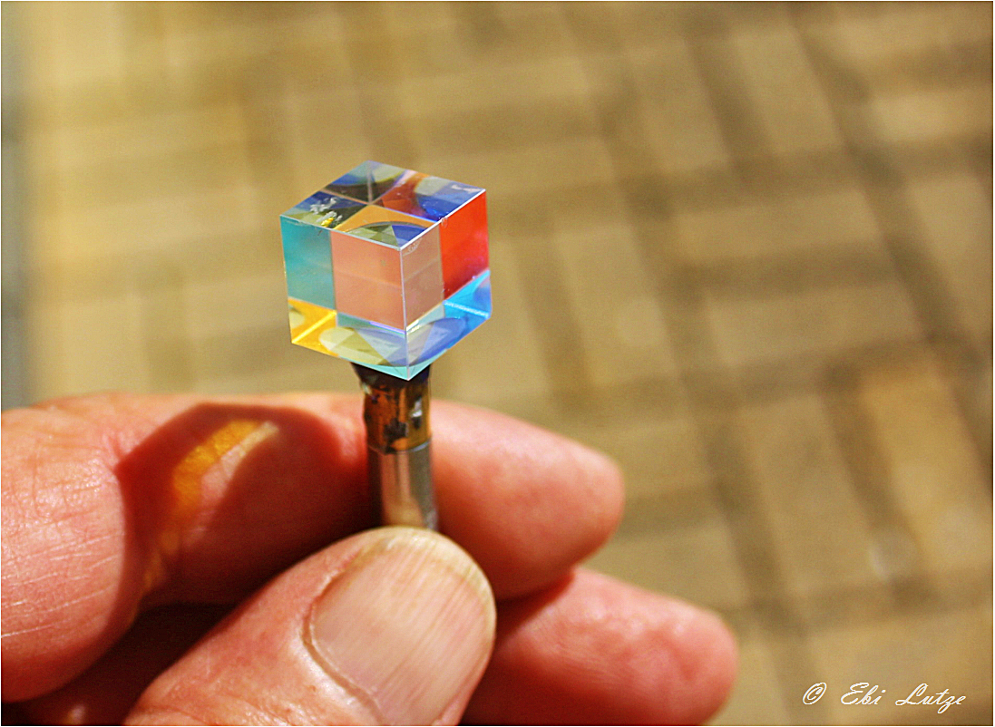 **  The Dichroic Glass Cube **