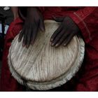 the djembe player