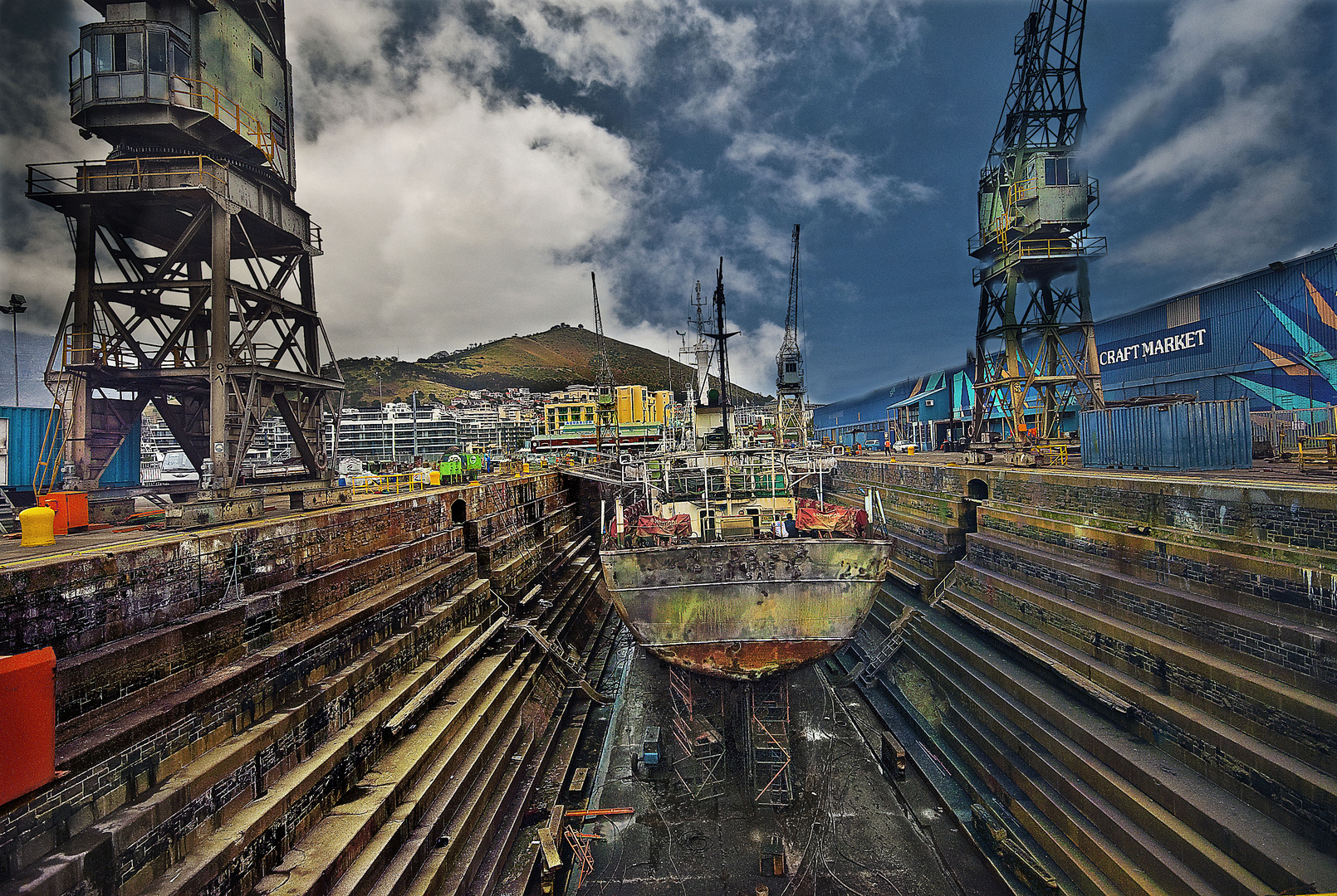 The dock yard