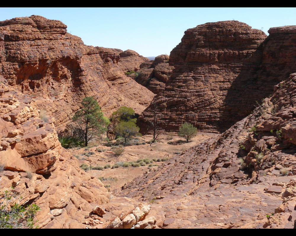 "The Domes" in der Mittagshitze