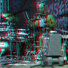 The Drummer (Farbanaglyphe rot/cyan - Dubois)