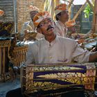 The drummer of the Gamelan musicans