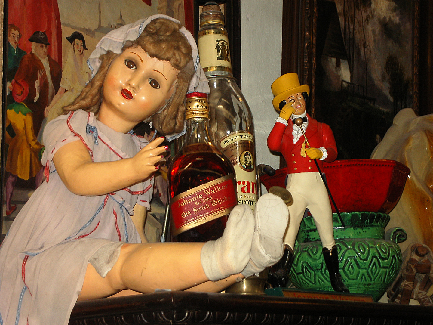 The drunken doll, feria de San Telmo