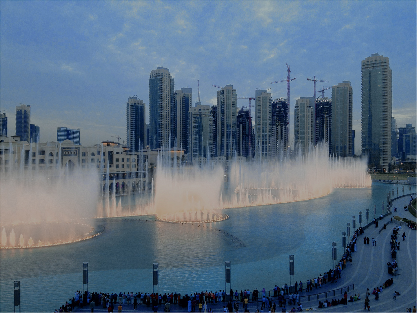 The Dubai Fountain ....