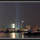 The Düsseldorf Skyline by night