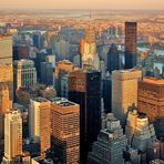 the east side of Manhattan from the  Empire State Building