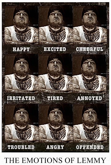 The emotions of....