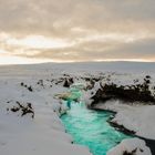 The End of the Day at Geitafoss Waterfall