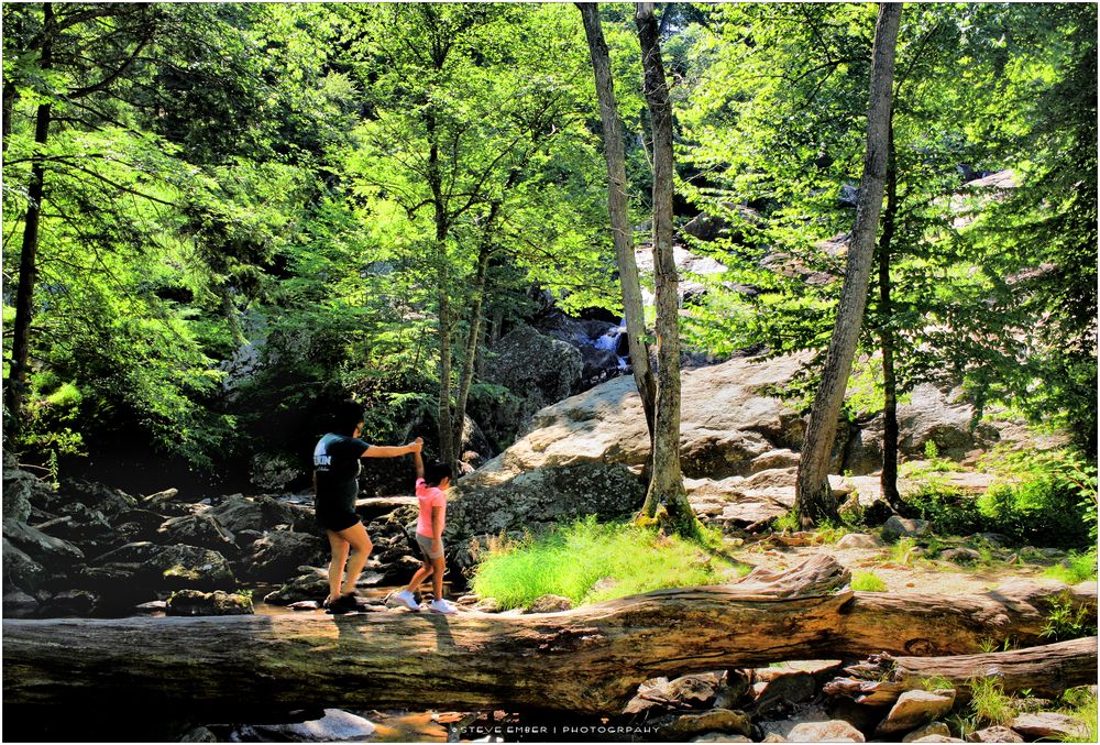 The Enjoyment of a Summer Afternoon - A Cunningham Falls Moment