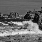 The Entrance to  Dunbar Harbour