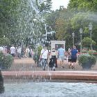 The Esplanadpark through the fountain Havis Amanda