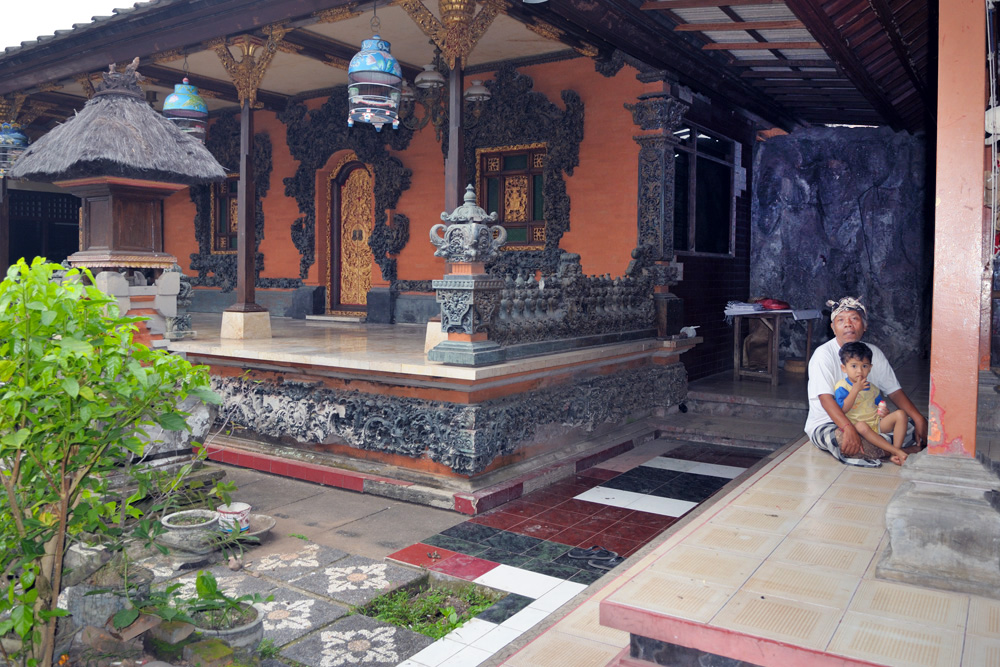 The estate of the kings family nearby Ubud