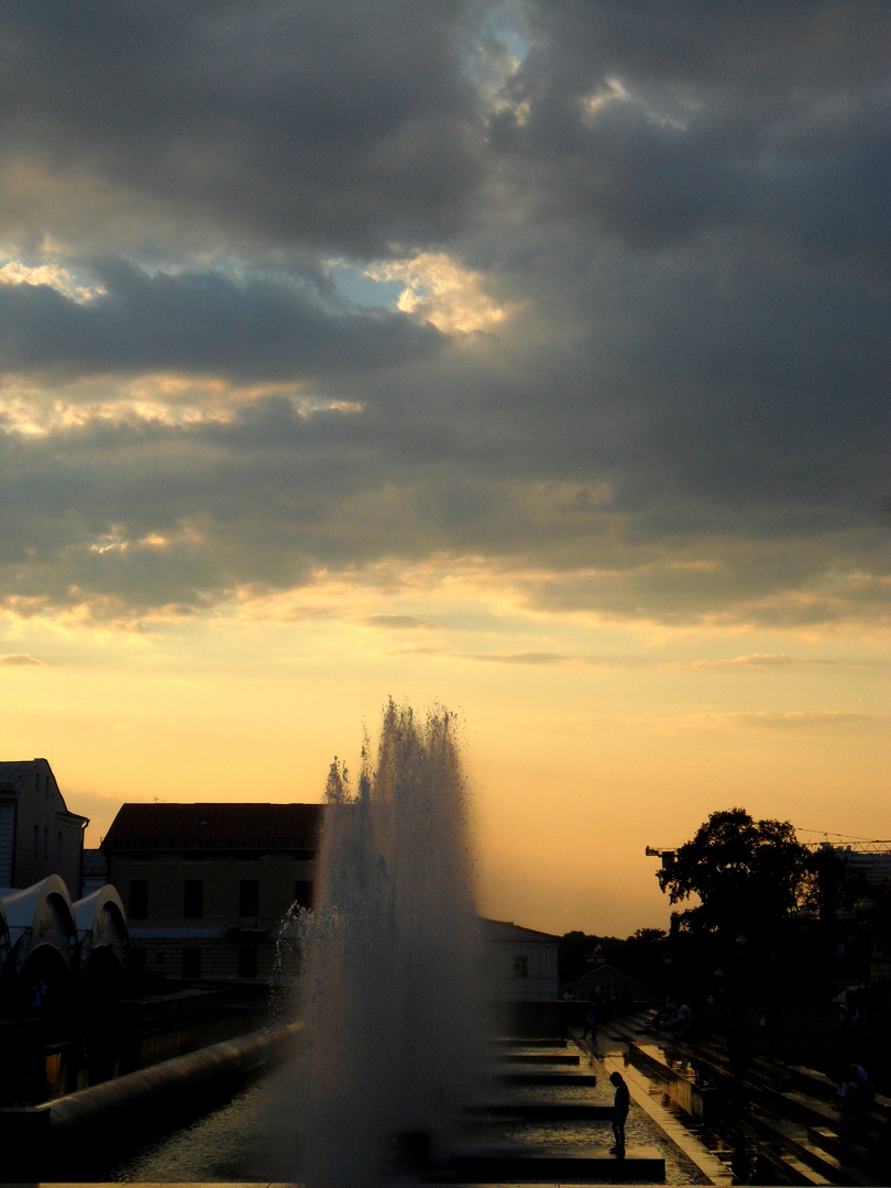 the evening in Minsk