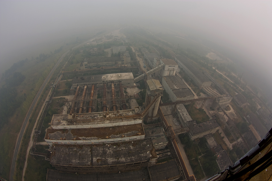 The factory from above