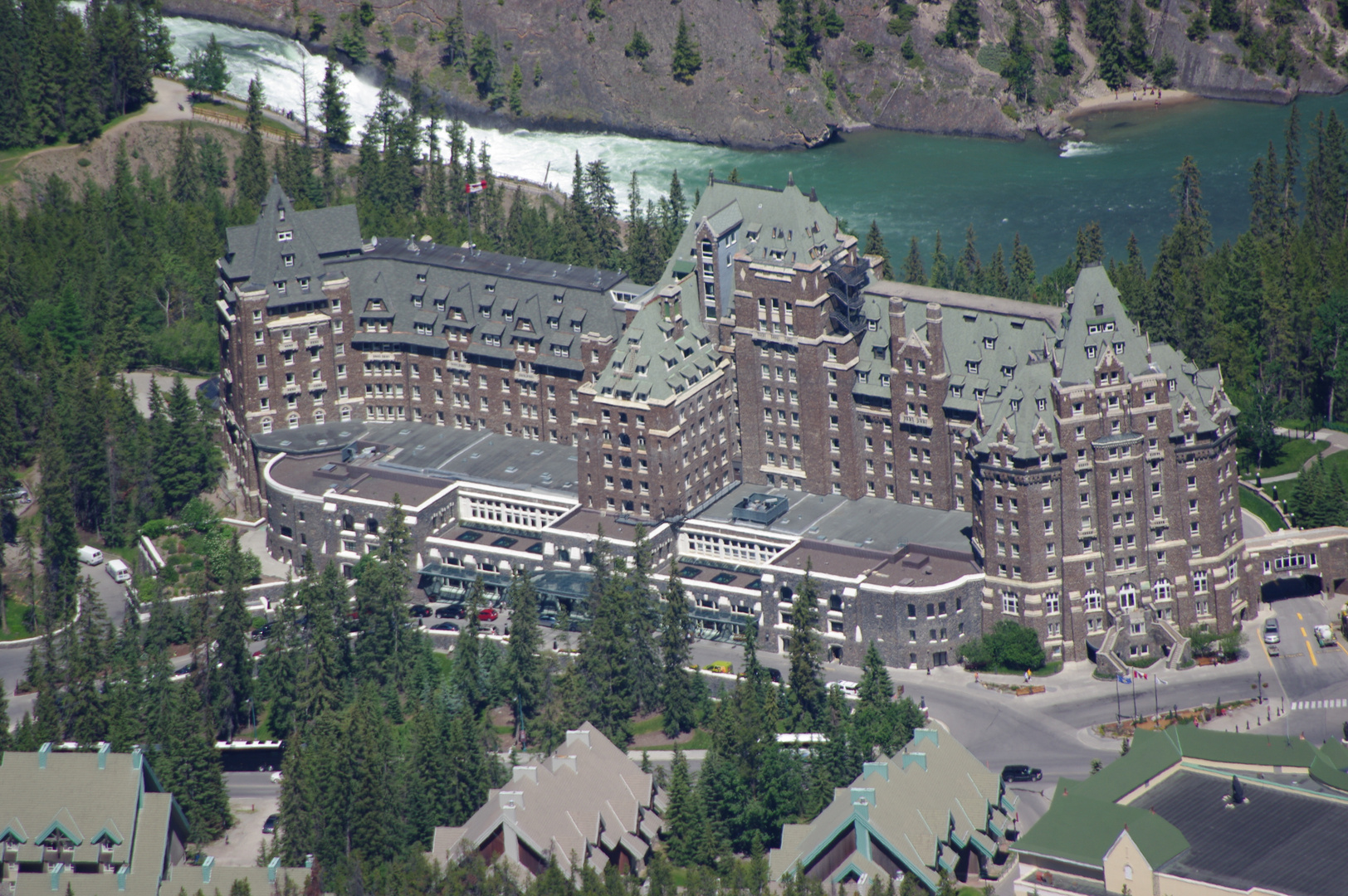 The Fairmont Banff Springs (ehemaliges Eisenbahnhotel der Canadian Pacific Railway)