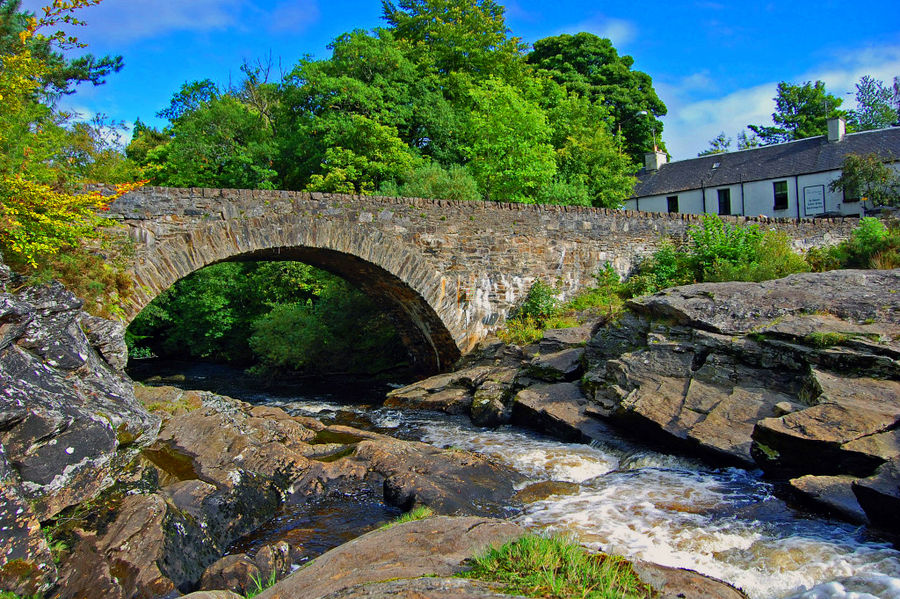 The Falls Of Dochart ,Scotland