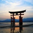 The famous Miyajima Torii (Sunset)