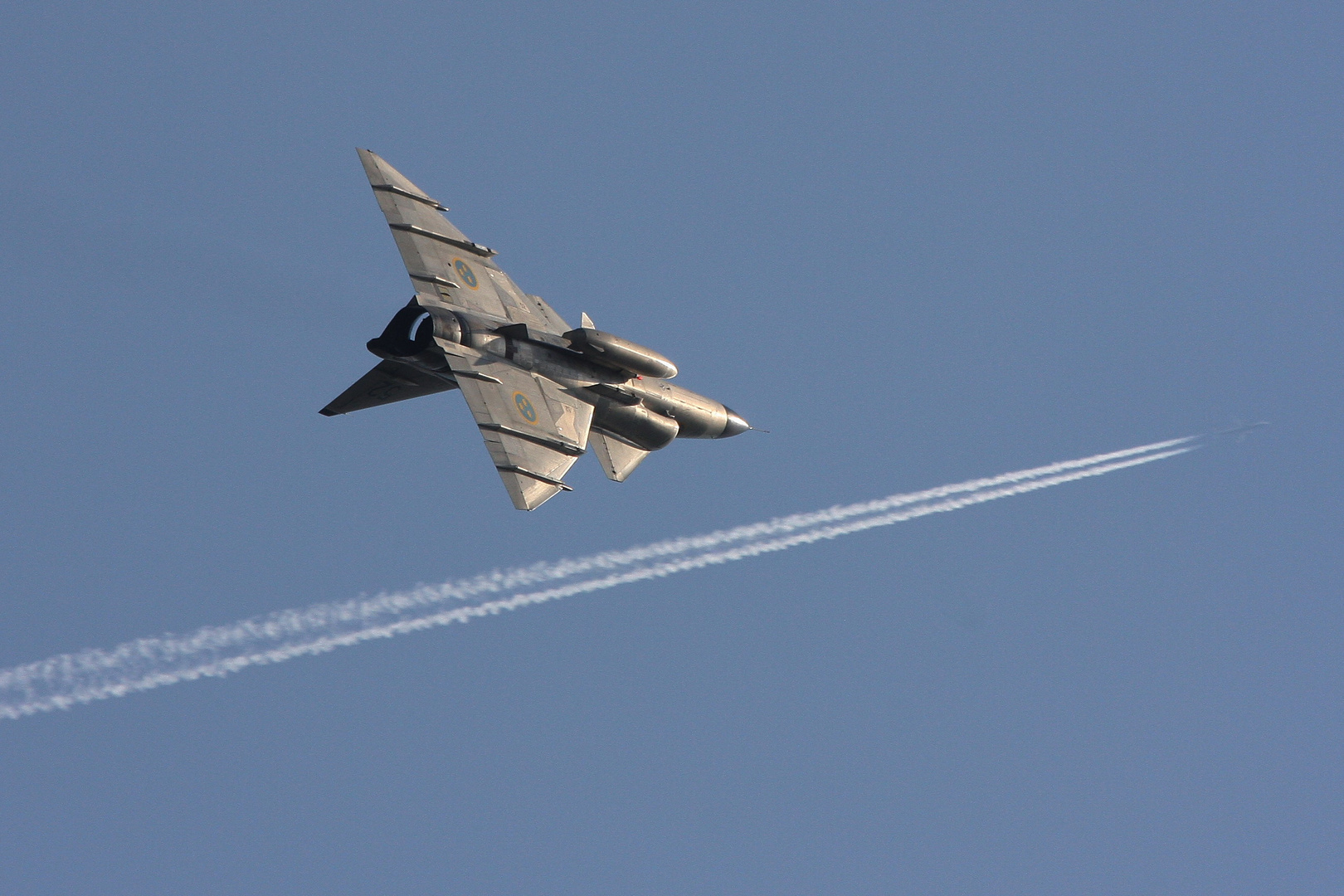 The famous Saab Viggen is back! Sanicole Airshow 2012