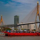 The ferry on the Chao Phraya river