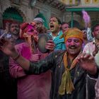 The Festival of Holi started to Dance Men First