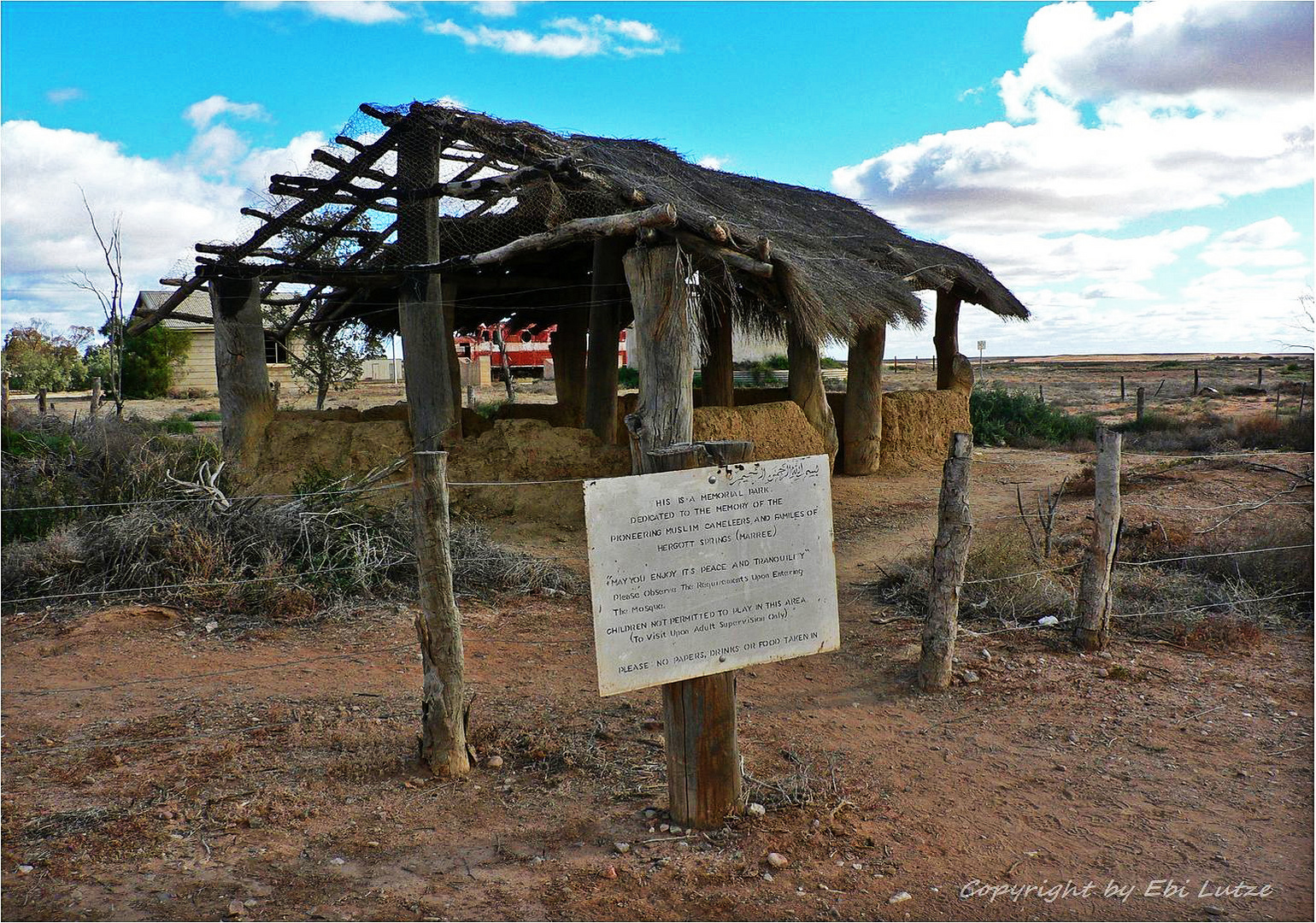 * The first Mosque in South Australia / Hergott Spring / Maree *