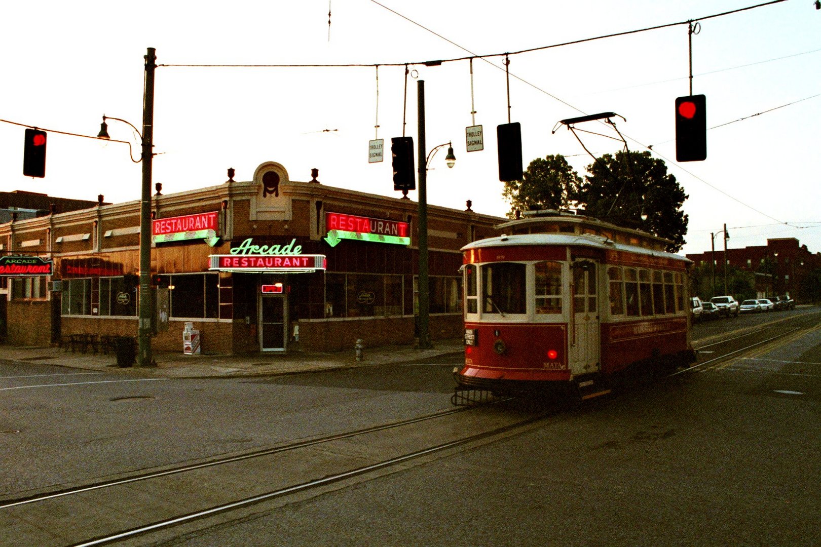 The first Trolley of the morning.