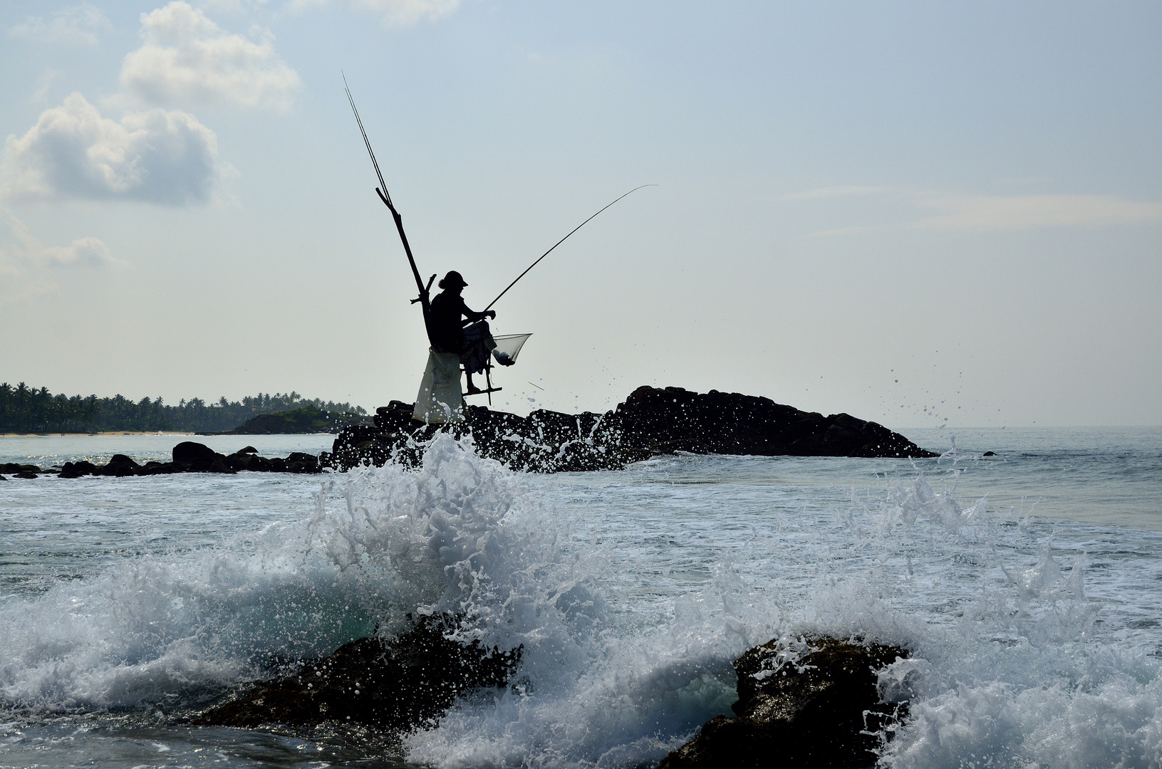 The fisherman and the sea.